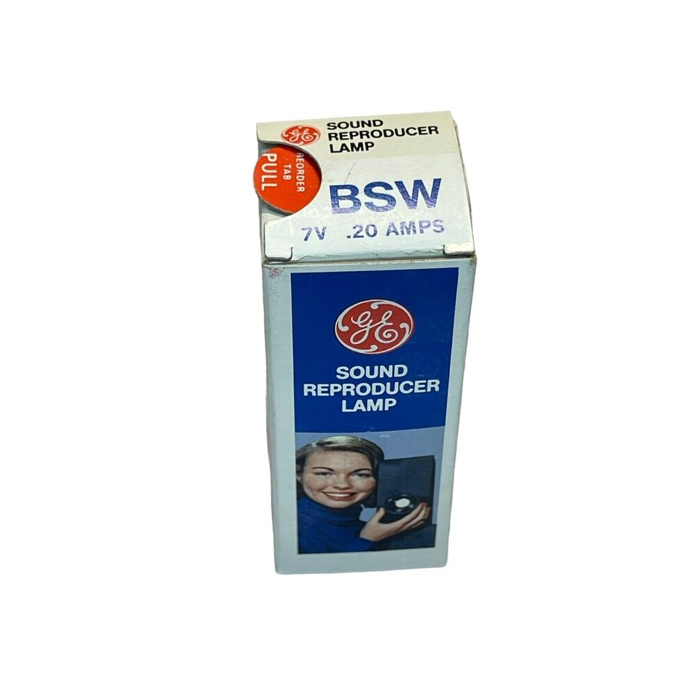 BSW Photo 7V .20A LIGHT BULB Sound Reproducer T5 Exciter LAMP NEW GE 39710